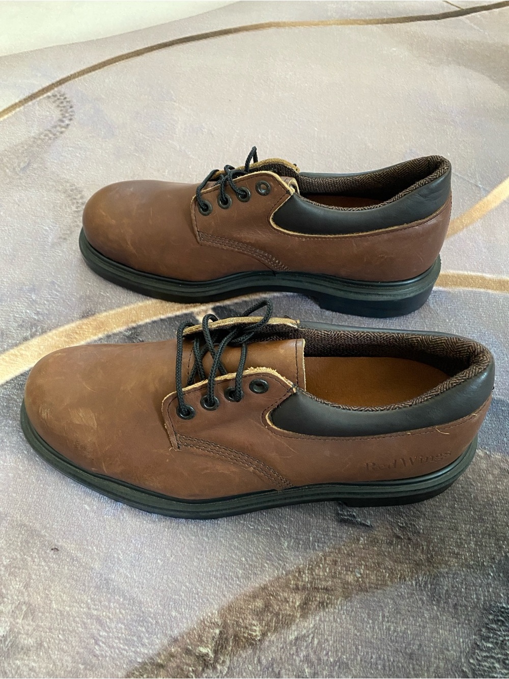 Red wing leather  lace up shoes men’s size 7